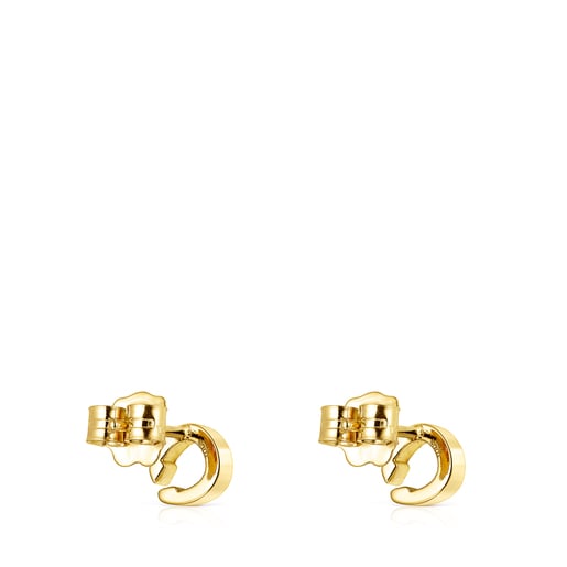 Gold TOUS Good Vibes horseshoe Earrings