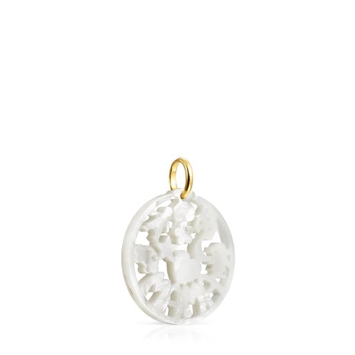 TOUS Mama Pendant in Gold and Mother-of-pearl