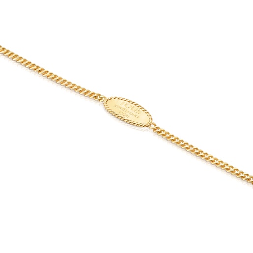 Pulsera Minne TOUS con baño de oro 18 kt sobre plata