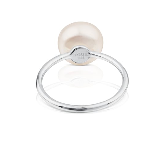 Silver Ring with pearl TOUS Sweet Dolls | TOUS