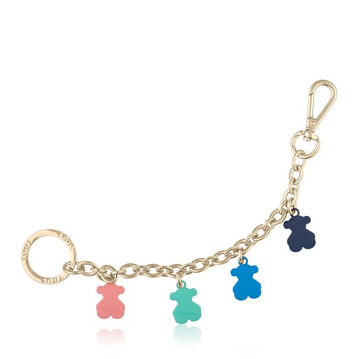 マルチカラーの Bears Unique Chain キーホルダー