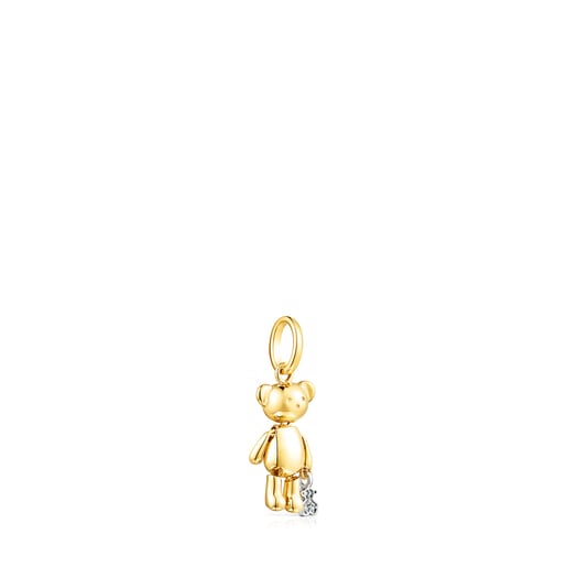 Pendentif Teddy Bear petit en Or et Diamants, édition limitée