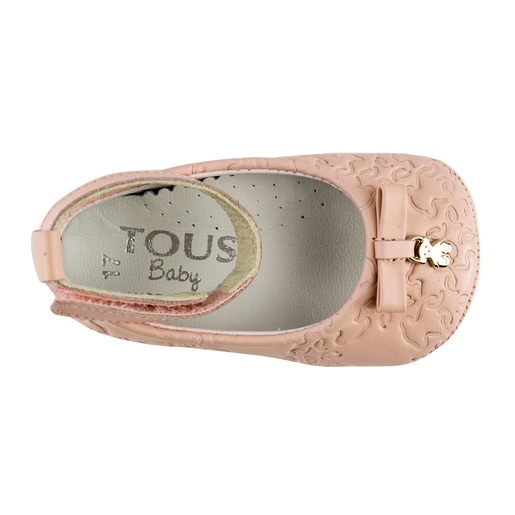 Mini Walk Mossaic ballet shoes in Pink