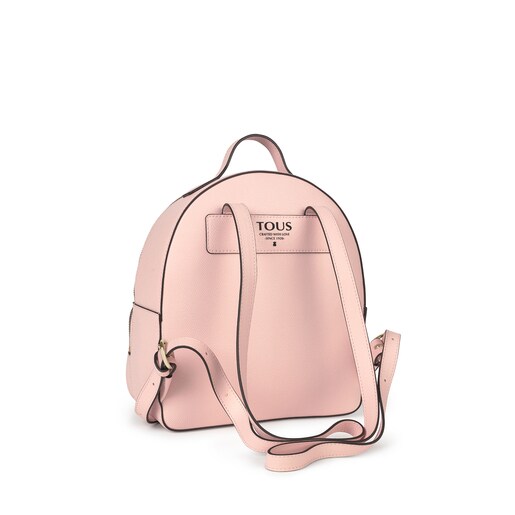  TOUS Mochila de nailon de color rosa para mujer