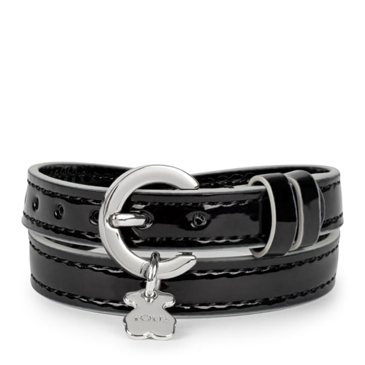 Doble bracelet Dorp negro