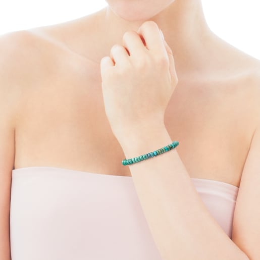 Bracelet TOUS Color en Turquoises et Argent