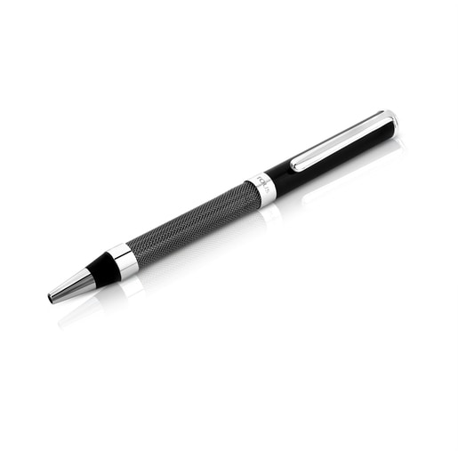 Bolígrafo lacado en negro y acer TOUS Writing