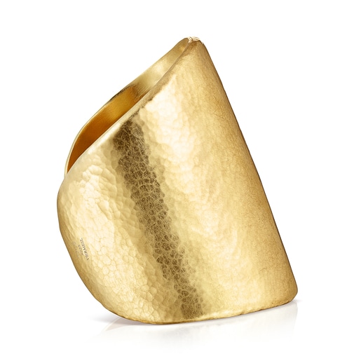 Braçalet amb bany d'or 18 kt sobre plata Andrea Serna X TOUS