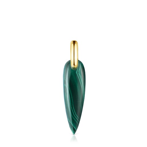 Malachite Tiny pointed Pendant