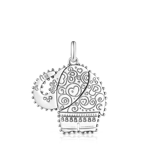 Pendentif Mi Talisman en Argent