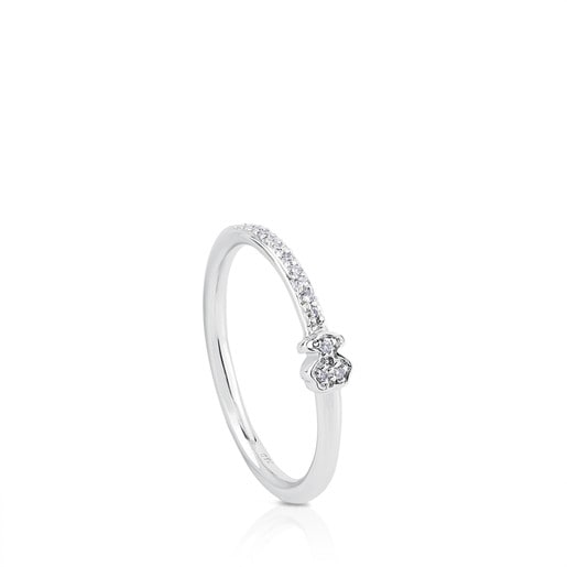 White Gold Les Classiques Ring with Diamond