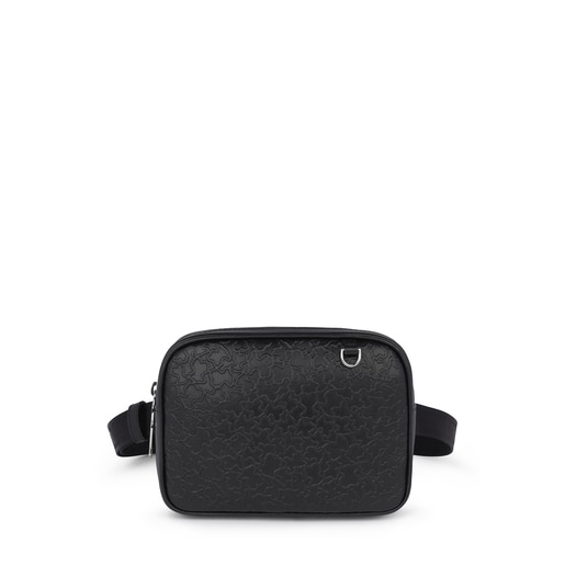 Black leather Sira belt bag | TOUS