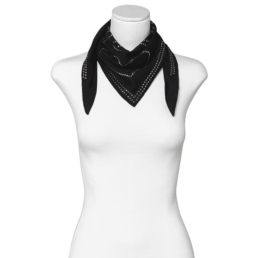 Pañuelo Tous Lovers en color negro