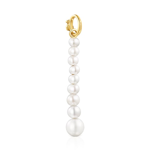 Tous Gloss – Přívěsek ze žlutého stříbra Vermeil s perlami