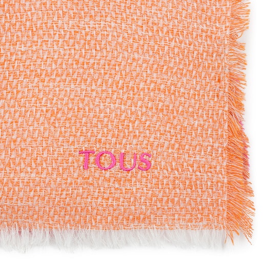 Φουλάρι Mini Texture σε ροζ χρώμα