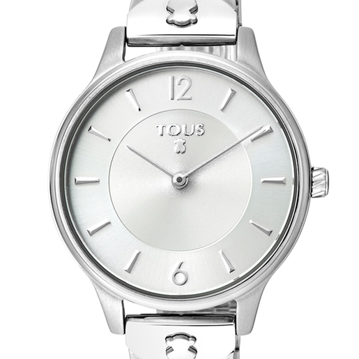 Reloj analógico Len de acero