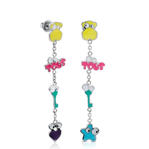 Pendientes acero tous clearance
