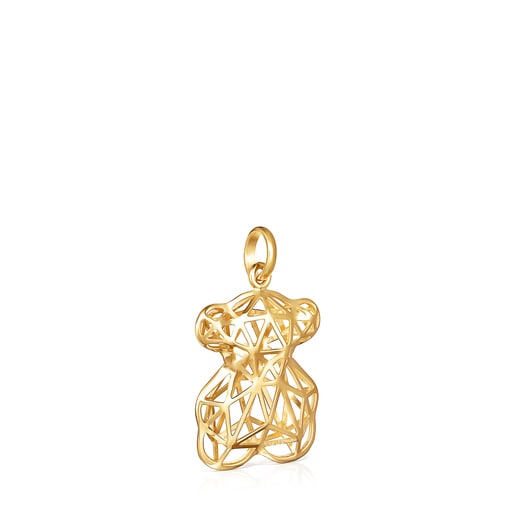 Medium Silver Vermeil Sketx Line Pendant