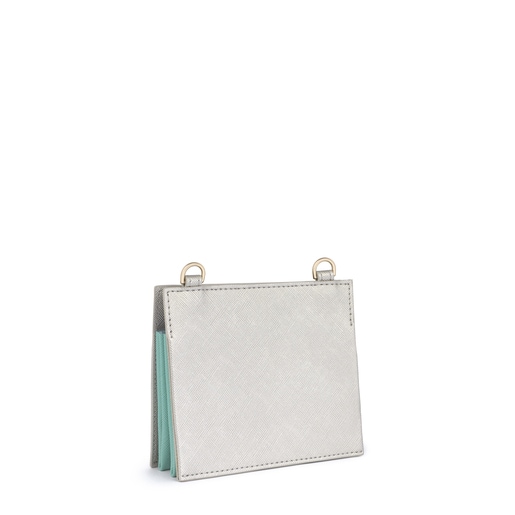 Silver-gray New Essence Wallet-Crossbody bag