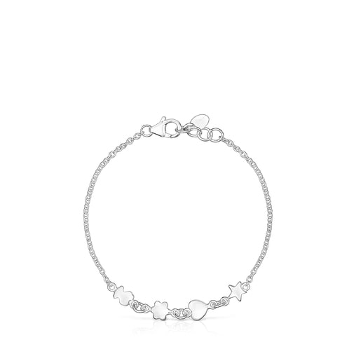 Silver Mini Icons motifs Bracelet