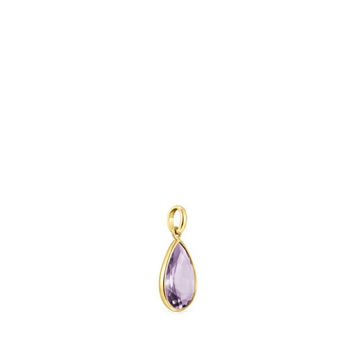 Gem Power Pendant in Gold with Amethyst