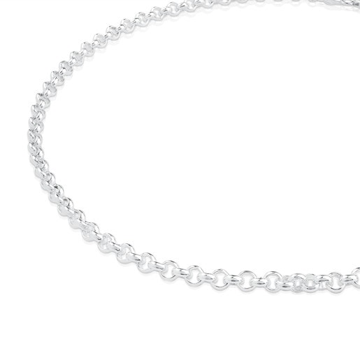 Gargantilla de plata con anillas redondas, 45 cm TOUS Chain