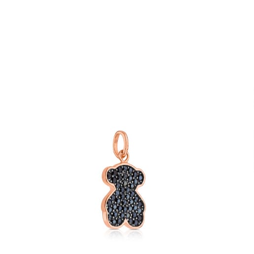 Rose Vermeil Silver Pendant with Spinel and Bear motif TOUS Motif | TOUS