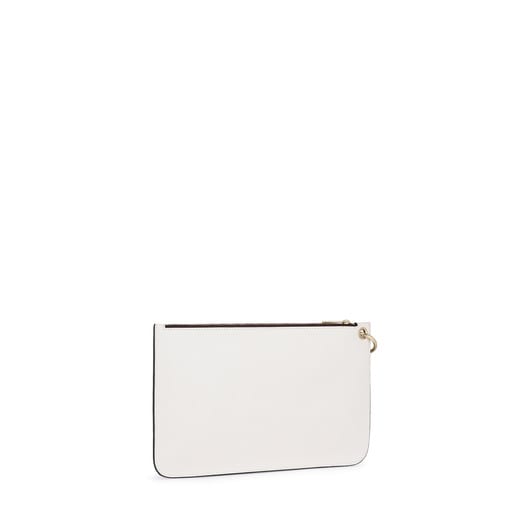 White Hold Clutch bag
