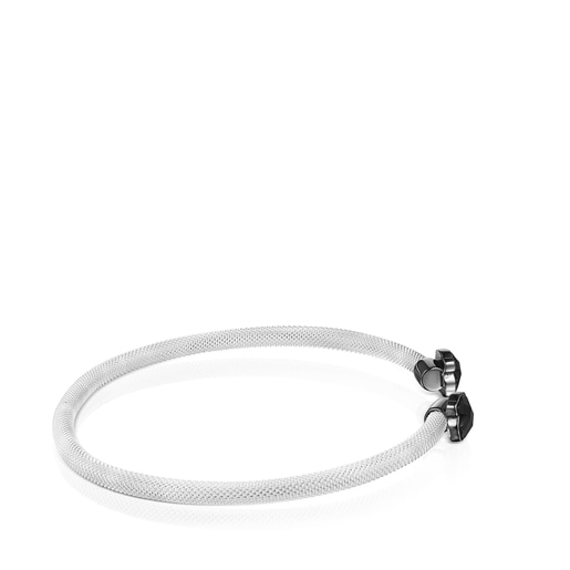 Pulsera estrecha Mesh Color con ónix