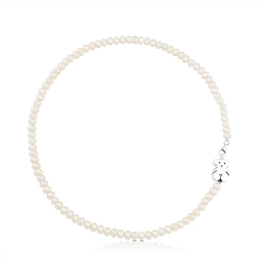 Pearl Sweet Dolls Necklace with Silver | TOUS