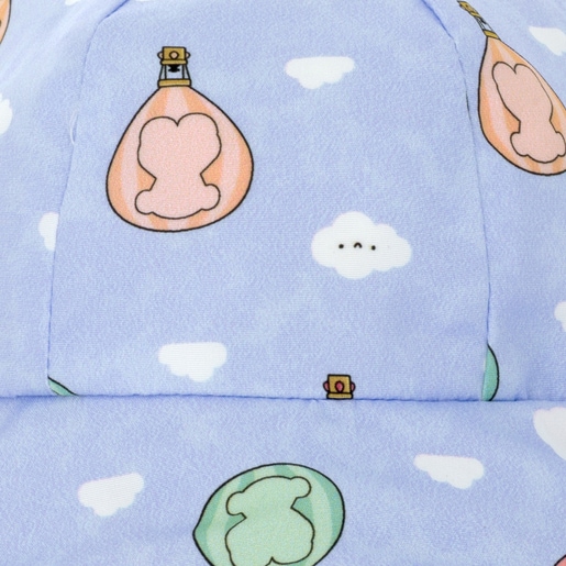 Gorro de playa niña Globo Azul Celeste