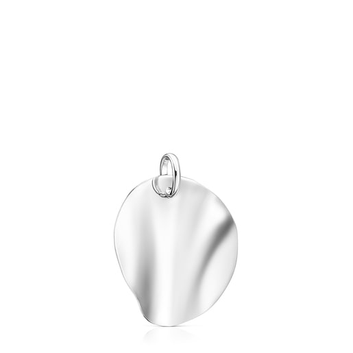 Silver Nenufar petal Pendant