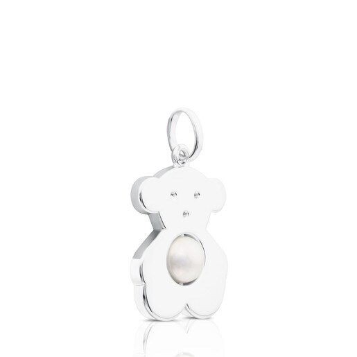 Silver Sweet Dolls Pendant with Pearl