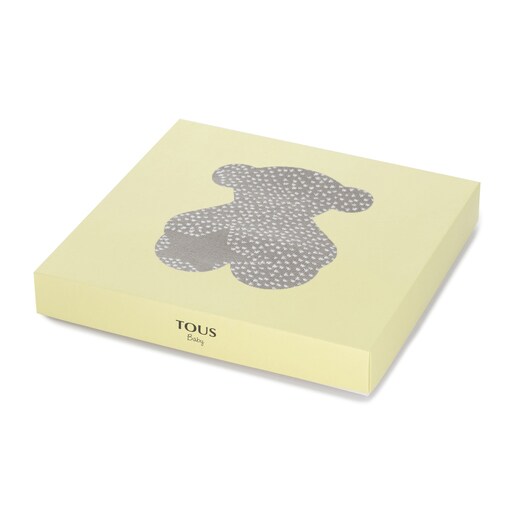 Nile iconic Tous reversible blanket in Grey