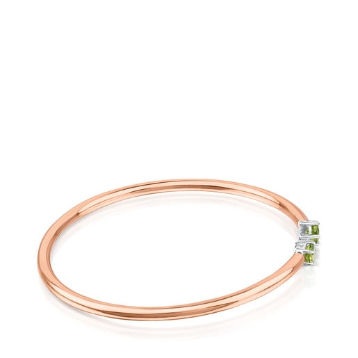 ATELIER 24/7 Bangle in rose Gold with Peridots