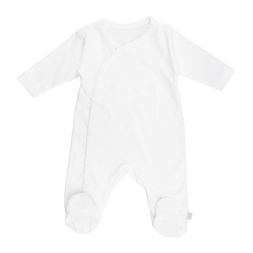 Rise crossover onesie in white