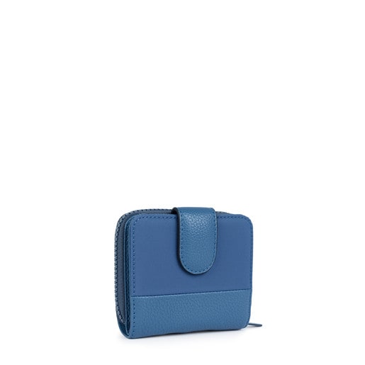 Μικρό πορτοφόλι Laina από Νάιλον σε μπλε χρώμα