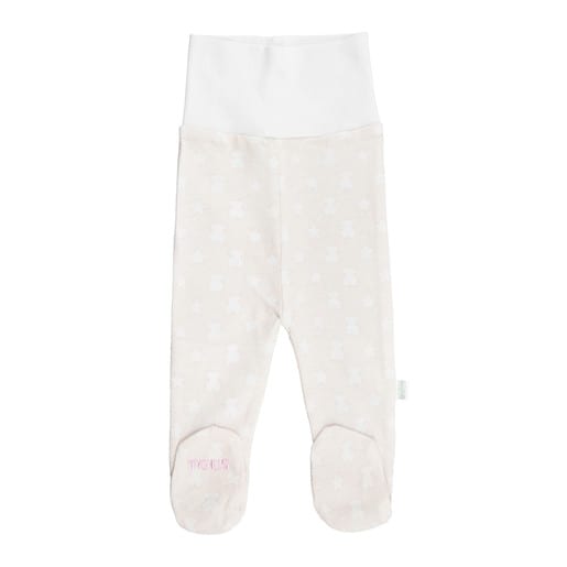 Pantalón de recién nacido Micropuntos rosa