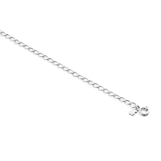 Tobillera TOUS Chain rombo de Plata