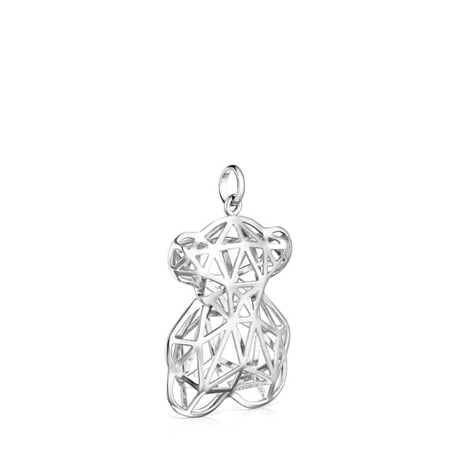 Colgante grande de plata Sketx Line