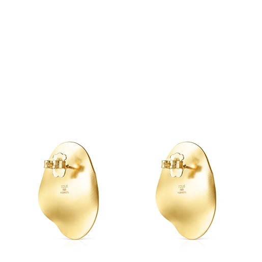 TOUS Silver Vermeil Nenufar petal Earrings | Westland Mall