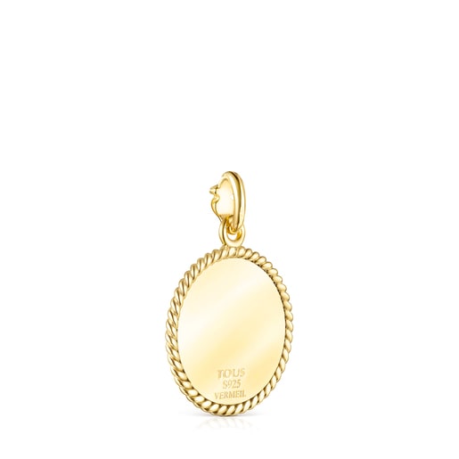 Silver Vermeil Minne Pendant