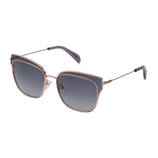 Gold colored Metal Metal Bear Sunglasses