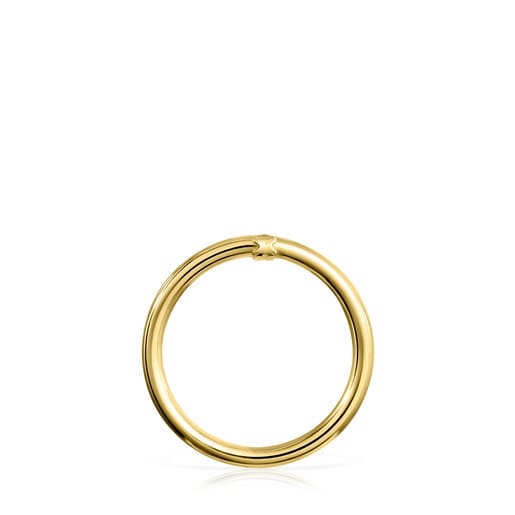 Large Gold Hold Ring