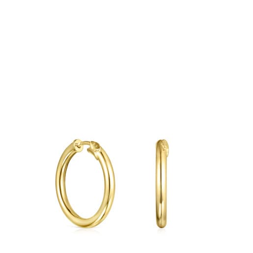 Kleine Ohrringe TOUS Basics aus Vermeil-Gold