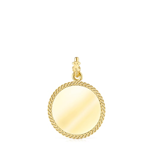 Silver Vermeil Minne Pendant