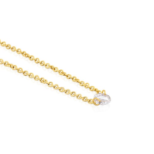 ATELIER Diamonds Necklace in Gold with Rose cut Diamond