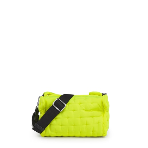 Sac à bandoulière Salsi petit jaune fluo