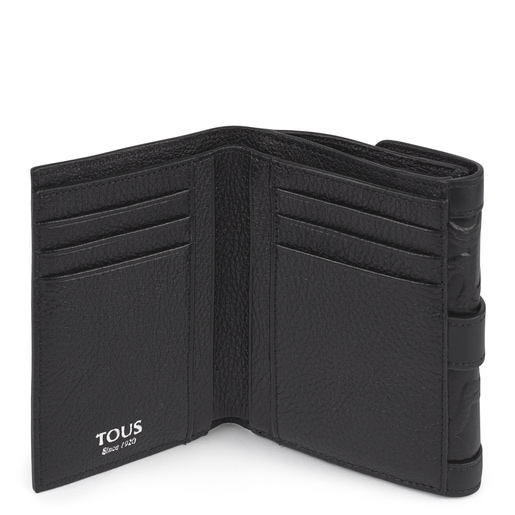 Маленький кошелек TOUS Icon из черной кожи