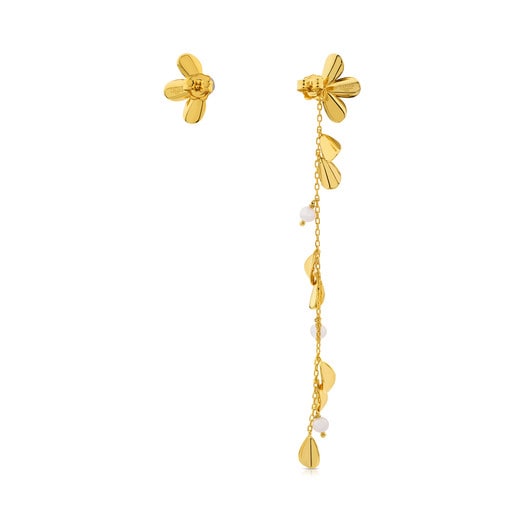 Vermeil Silver Happy Moments Earrings with Pearl
